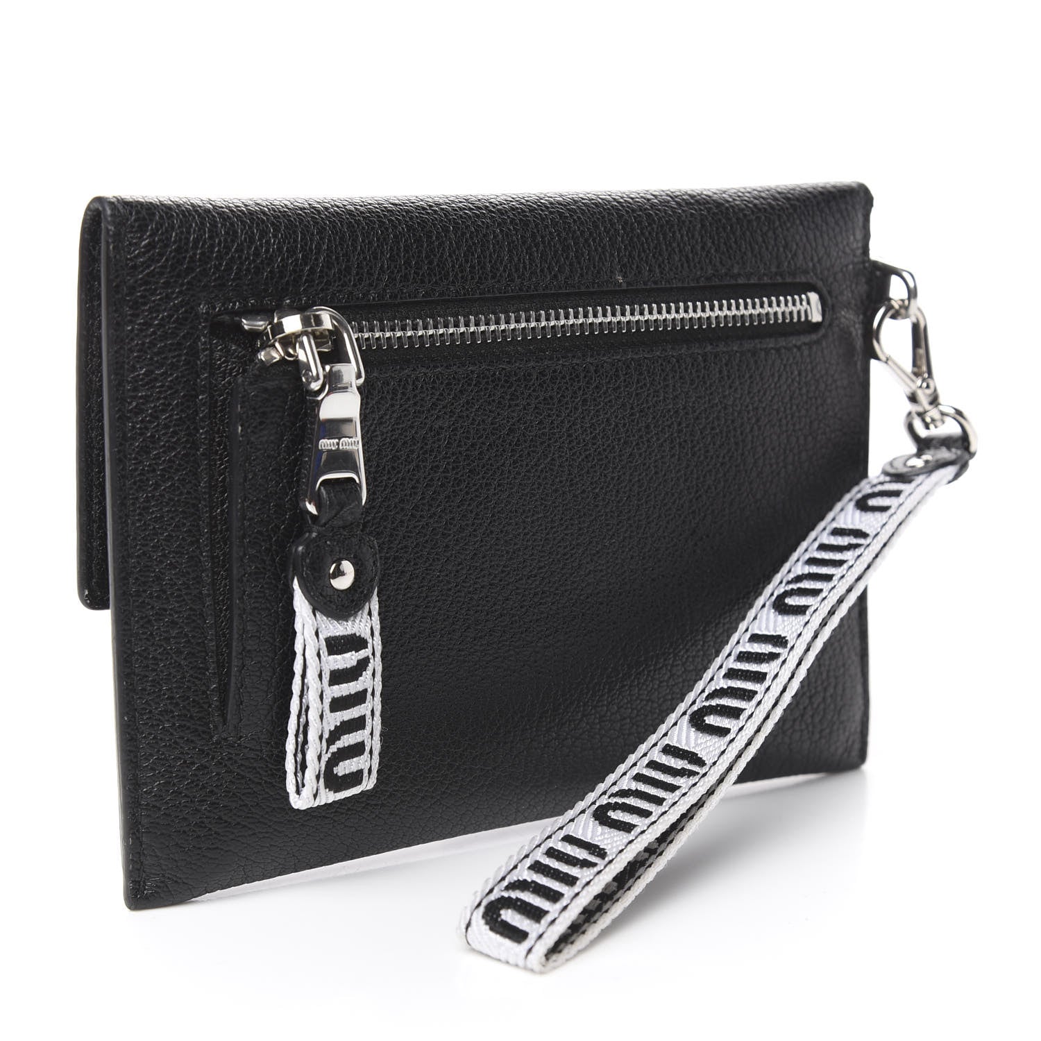 Miu Miu Madras Sport Wristlet Black 3 of 8