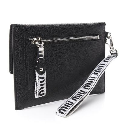 Miu Miu Madras Sport Wristlet Black 3 of 8