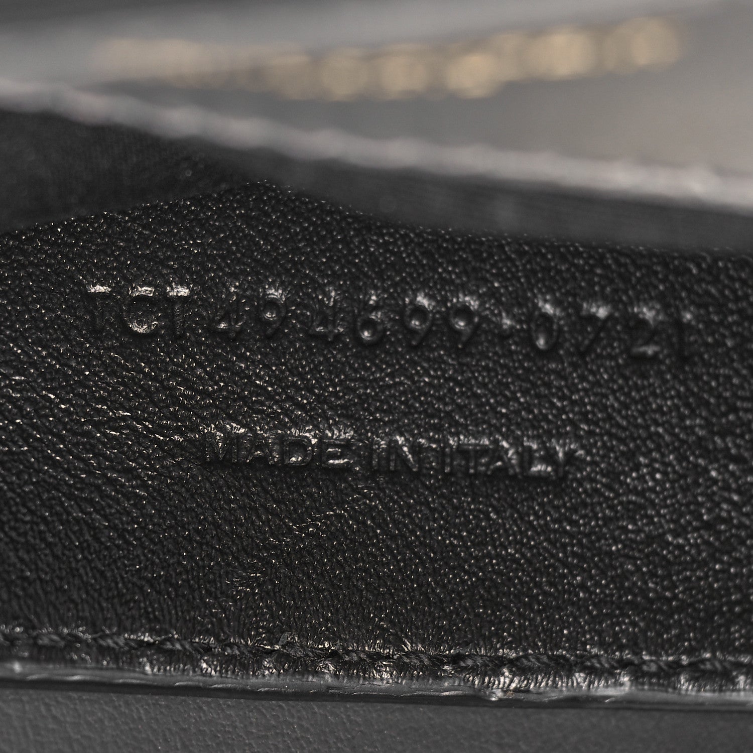 Saint Laurent Calfskin Y Quilted Monogram Small Loulou Chain Satchel Storm 7 of 10