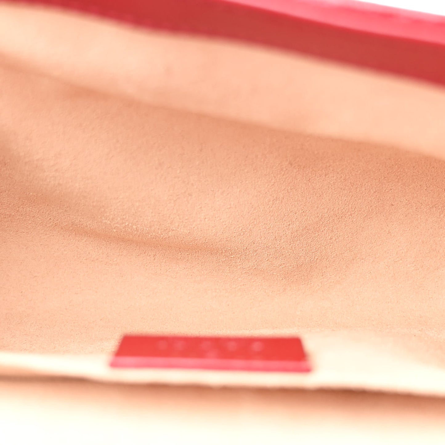 Monogram Azalea Calfskin Matelasse Diagonal Mini GG Marmont Shoulder Bag Beige Ebony New Cherry Red