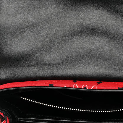 Saint Laurent Cotton Bandana Y Quilted Monogram Toy Loulou Crossbody Bag Red 11 of 16
