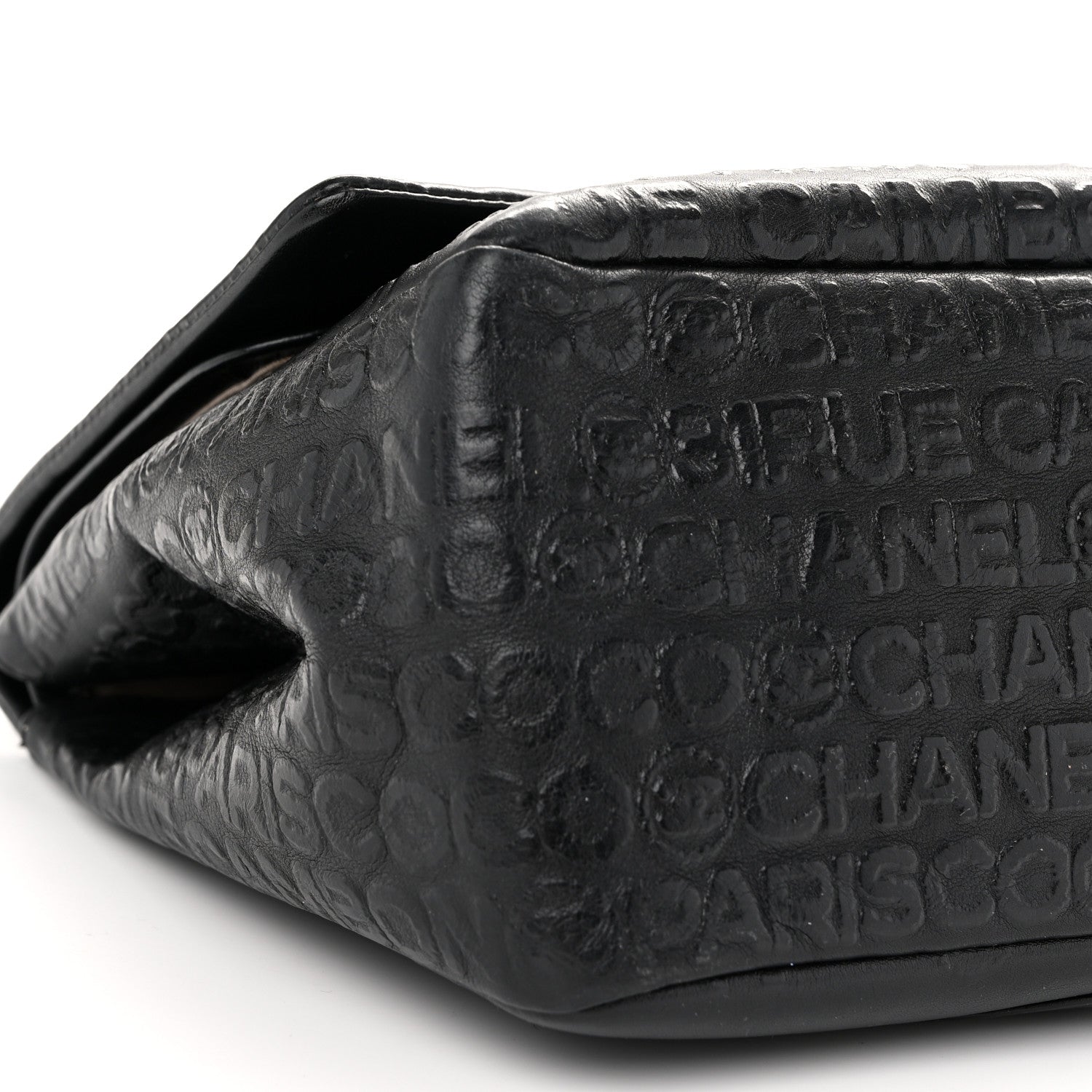 Chanel Calfskin Unlimited Jumbo Double Flap Black 9 of 10