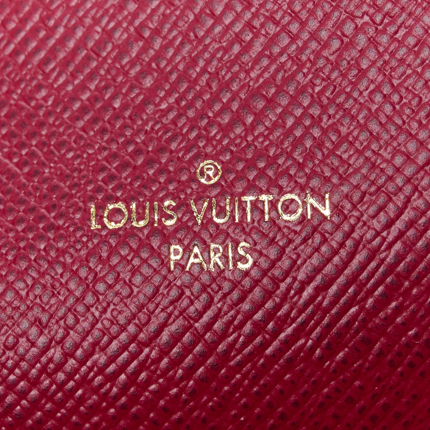 Monogram Pochette Felicie Chain Wallet Fuchsia