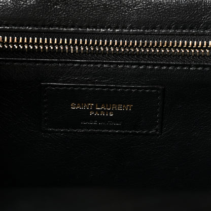 Saint Laurent Lambskin Quilted Monogram Gaby Chain Bag Black 6 of 11