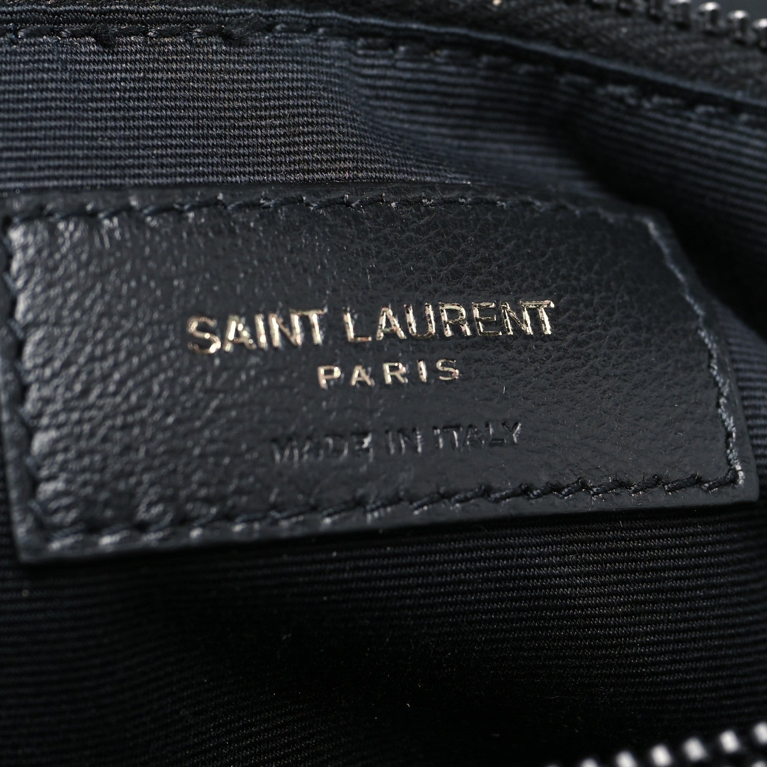 Saint Laurent Calfskin Y Quilted Monogram Monochrome Large Loulou Chain Satchel Black 8 of 12