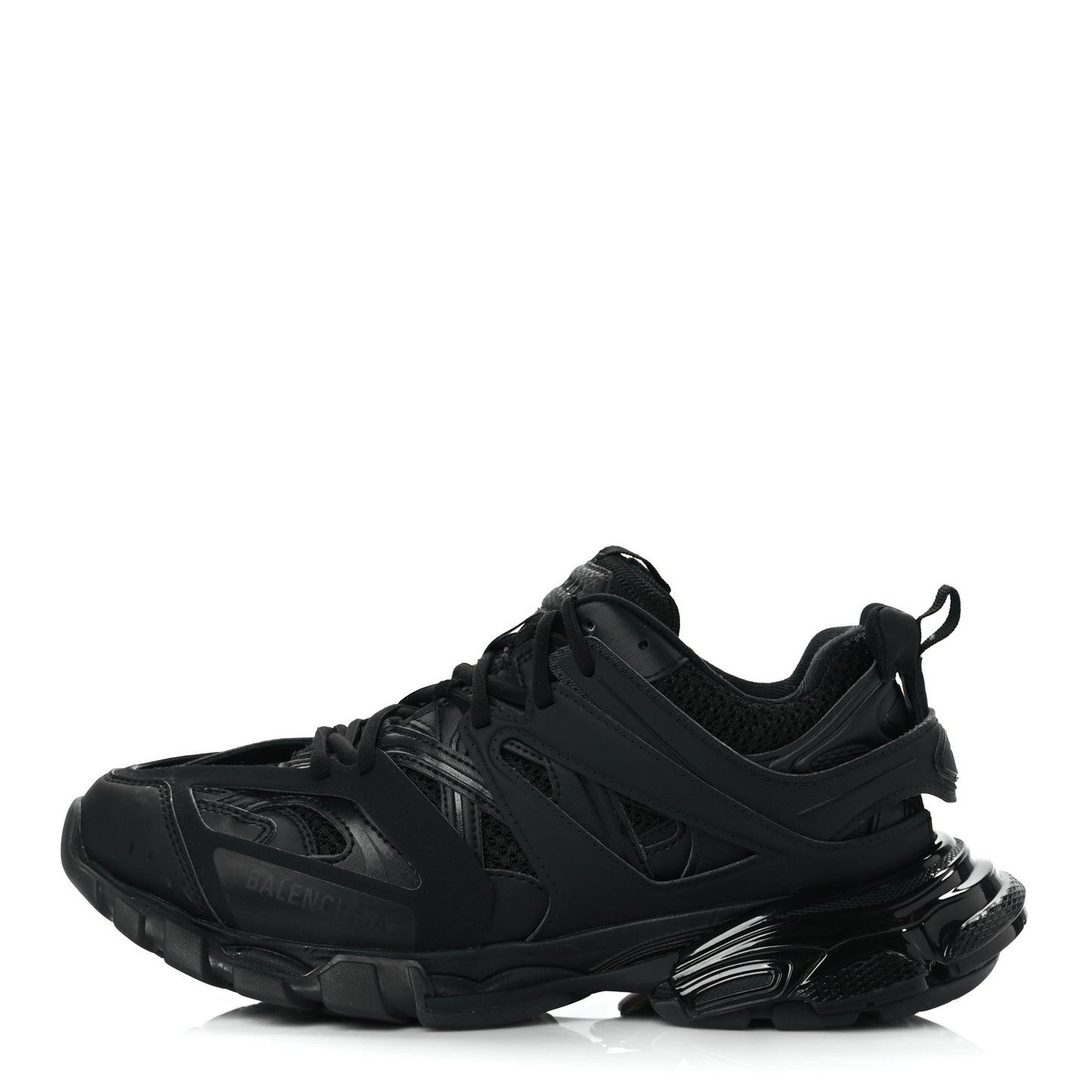 Mesh Nylon Mens Track Sneakers 42 Black