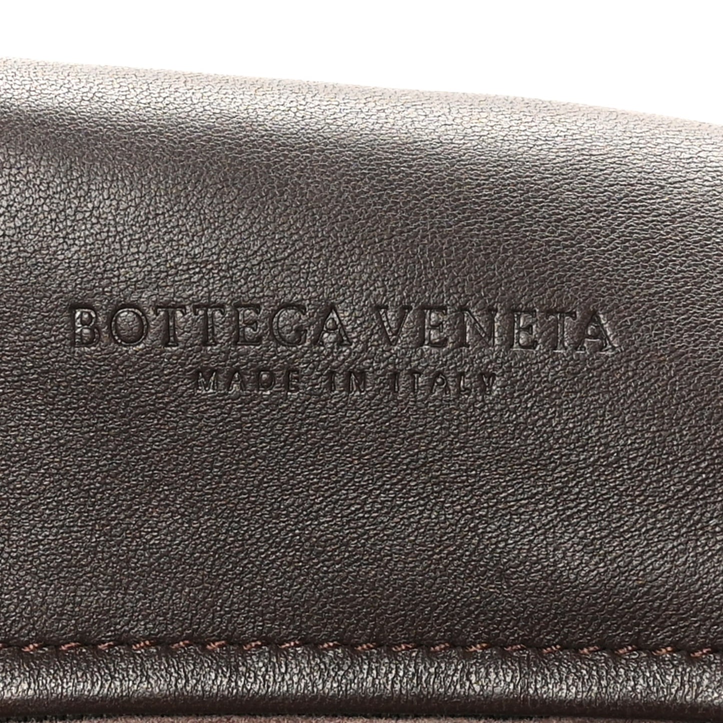 Nappa Intrecciato Messenger Bag Ebano