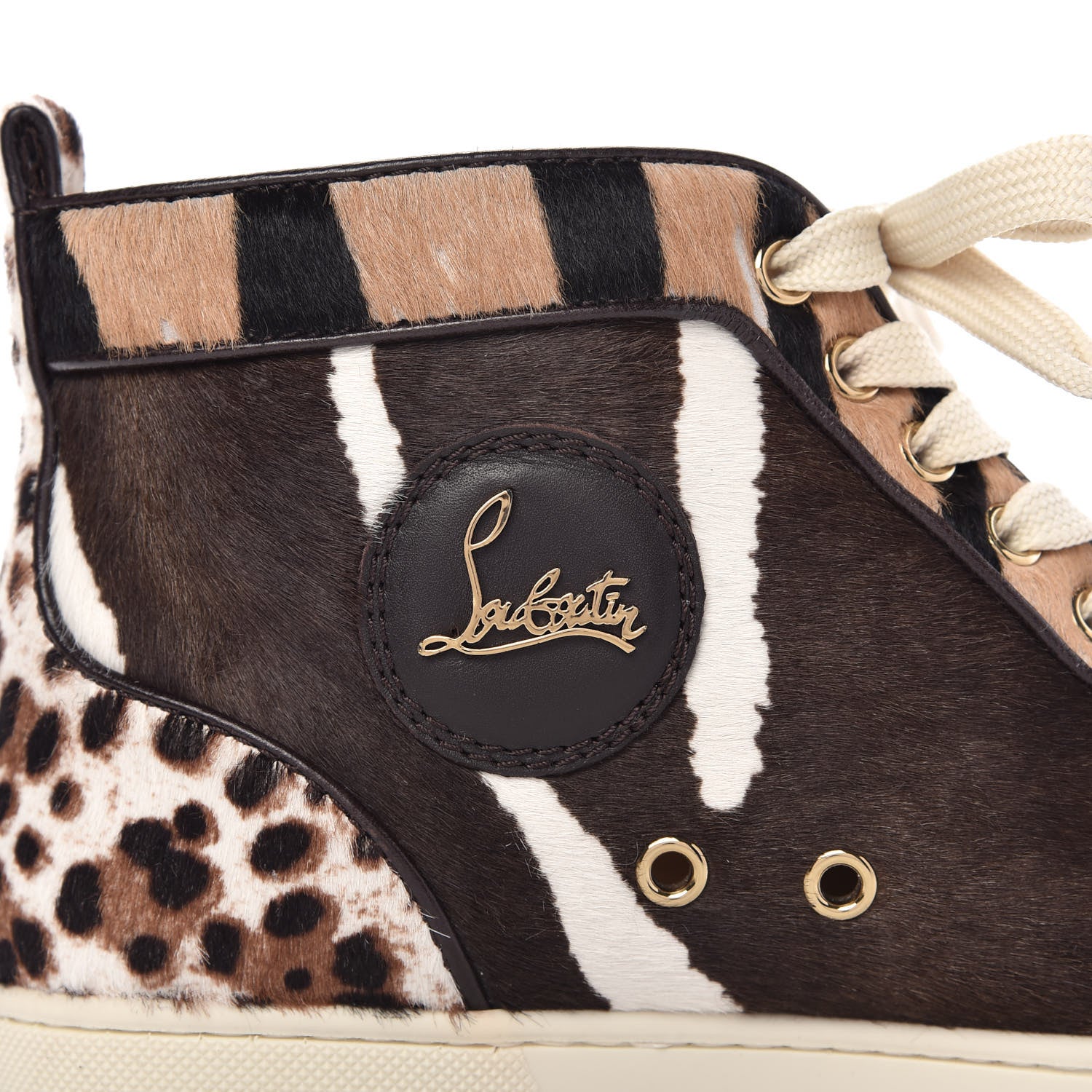 Christian Louboutin Pony Hair Leopard Rantus Orlato Flat Sneakers 38.5 10 of 10