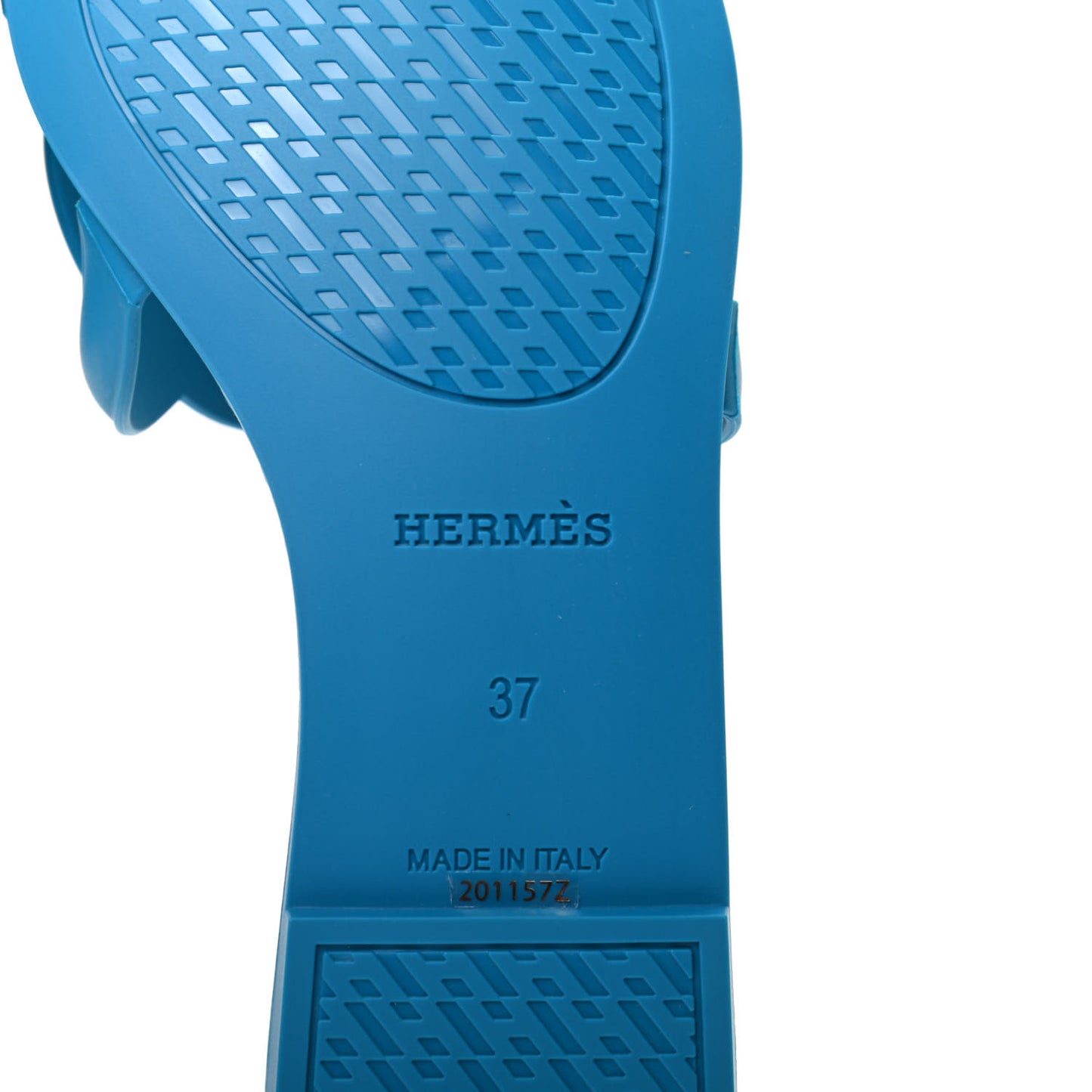 Rubber Aloha Sandals 37 Bleu Vif