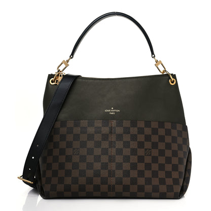 Louis Vuitton Damier Ebene Calfskin Maida Khaki 1 of 9