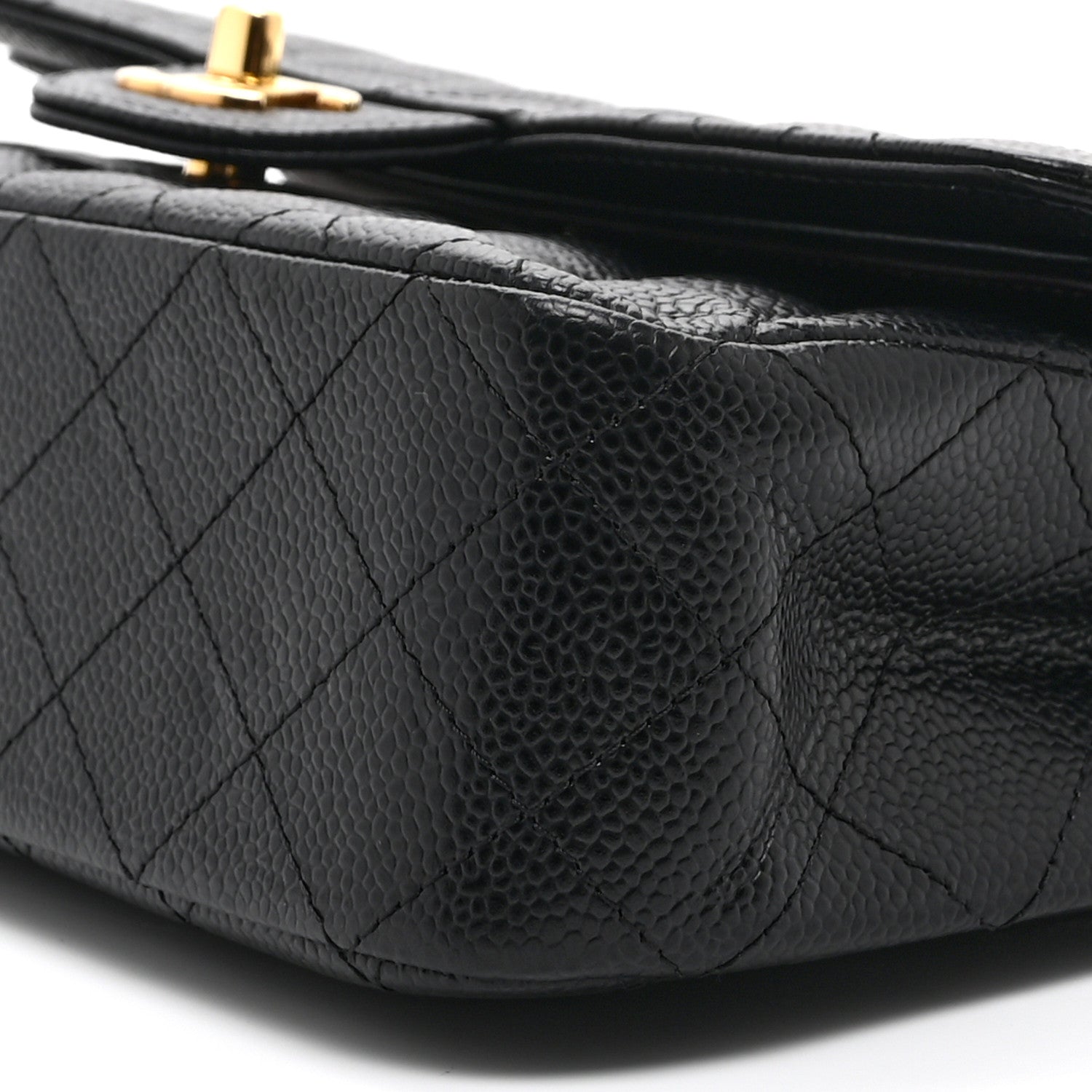 Chanel Caviar Quilted Medium Double Flap Black 10 of 10