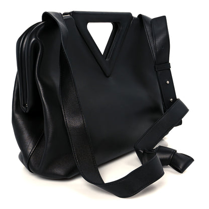 Bottega Veneta Calfskin Medium The Point Triangle Bag Black 3 of 9