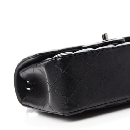 Chanel Lambskin Quilted Mini Rectangular Flap Black 6 of 12