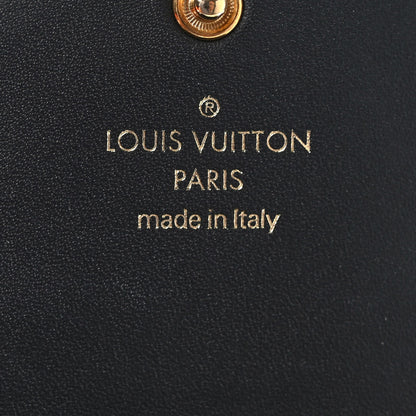 Louis Vuitton Calfskin New Wave Long Wallet Black 6 of 7