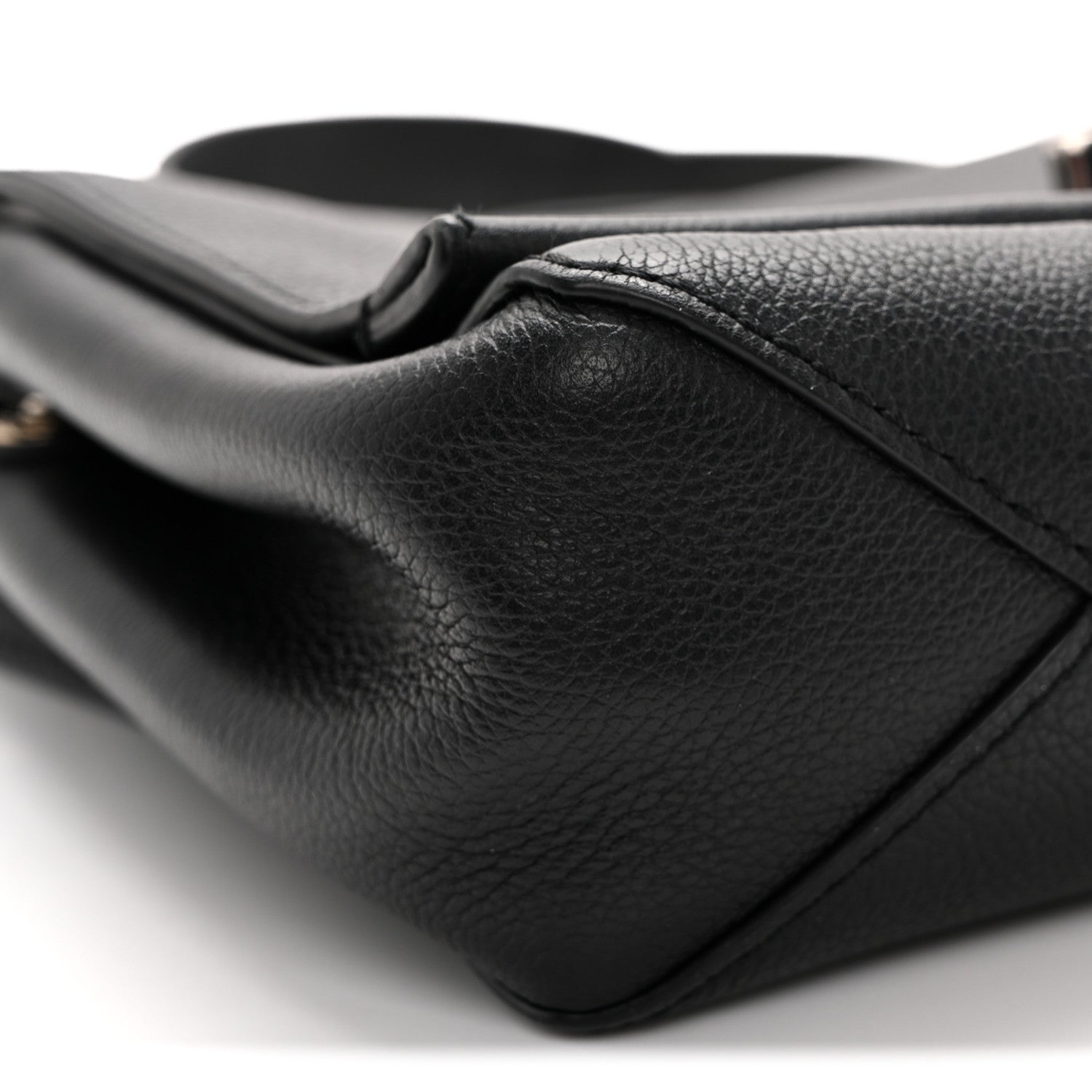 Louis Vuitton Calfskin Lockme II Chain Bag BB Black 8 of 9