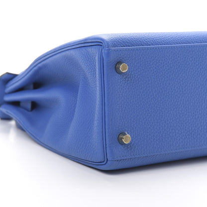 Hermes Togo Kelly Retourne 28 Bleu Zellige 9 of 11