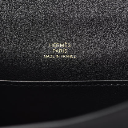 Hermes Swift Kelly Pochette Clutch Black 8 of 31