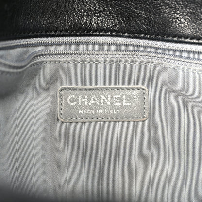 Chanel Washed Lambskin Quilted Maxi Chain Around Flap Black 6 of 10