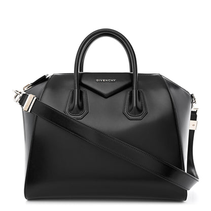 Givenchy Shiny Lord Calfskin Medium Antigona Black 1 of 11