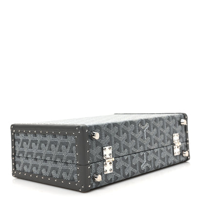 Goyard Goyardine Grand Hotel Trunk Bag Grey 4 of 9