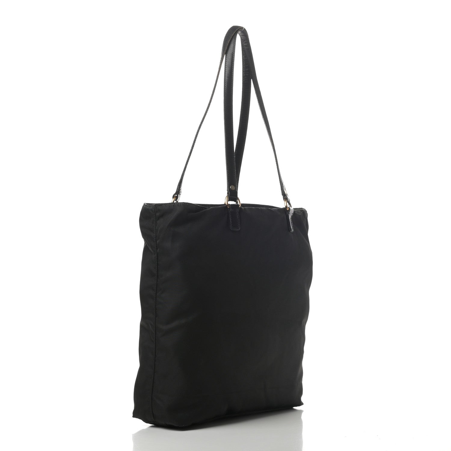 Prada Nylon Vela Grommet Tote Black 3 of 16