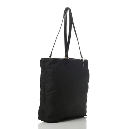 Prada Nylon Vela Grommet Tote Black 3 of 16