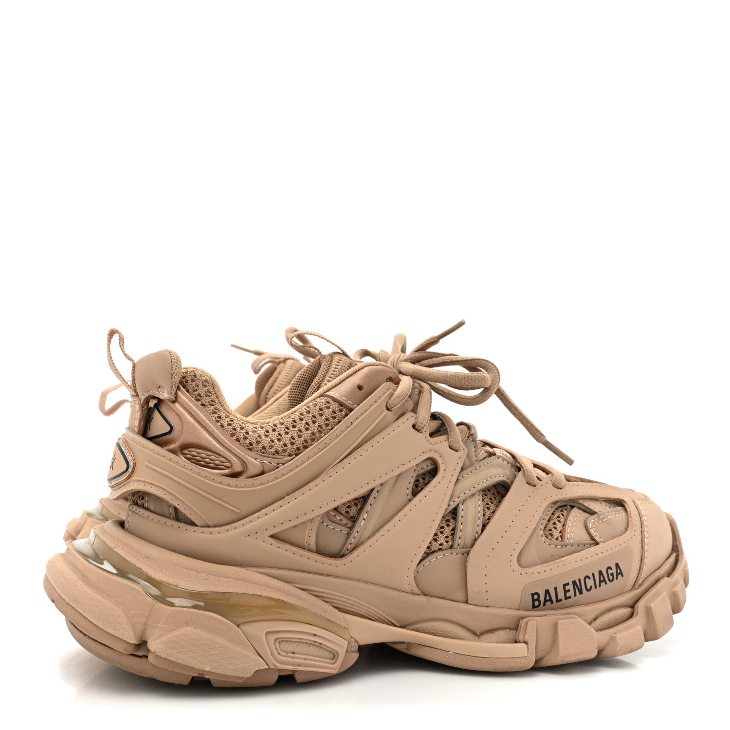 Balenciaga Mesh Rubber Uni-Matte Full Color Womens Track Sneakers 37 Full Beige 5 of 10