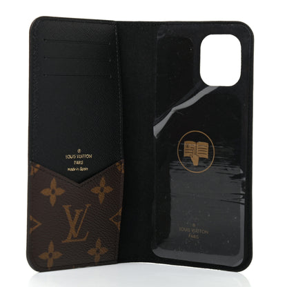 Louis Vuitton Monogram iPhone 11 Folio Case Black 5 of 7