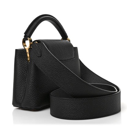 Louis Vuitton Taurillon Mini Capucines Black 3 of 8