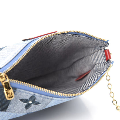 Louis Vuitton Denim Multi Pochette Accessories Mini Pochette 5 of 10