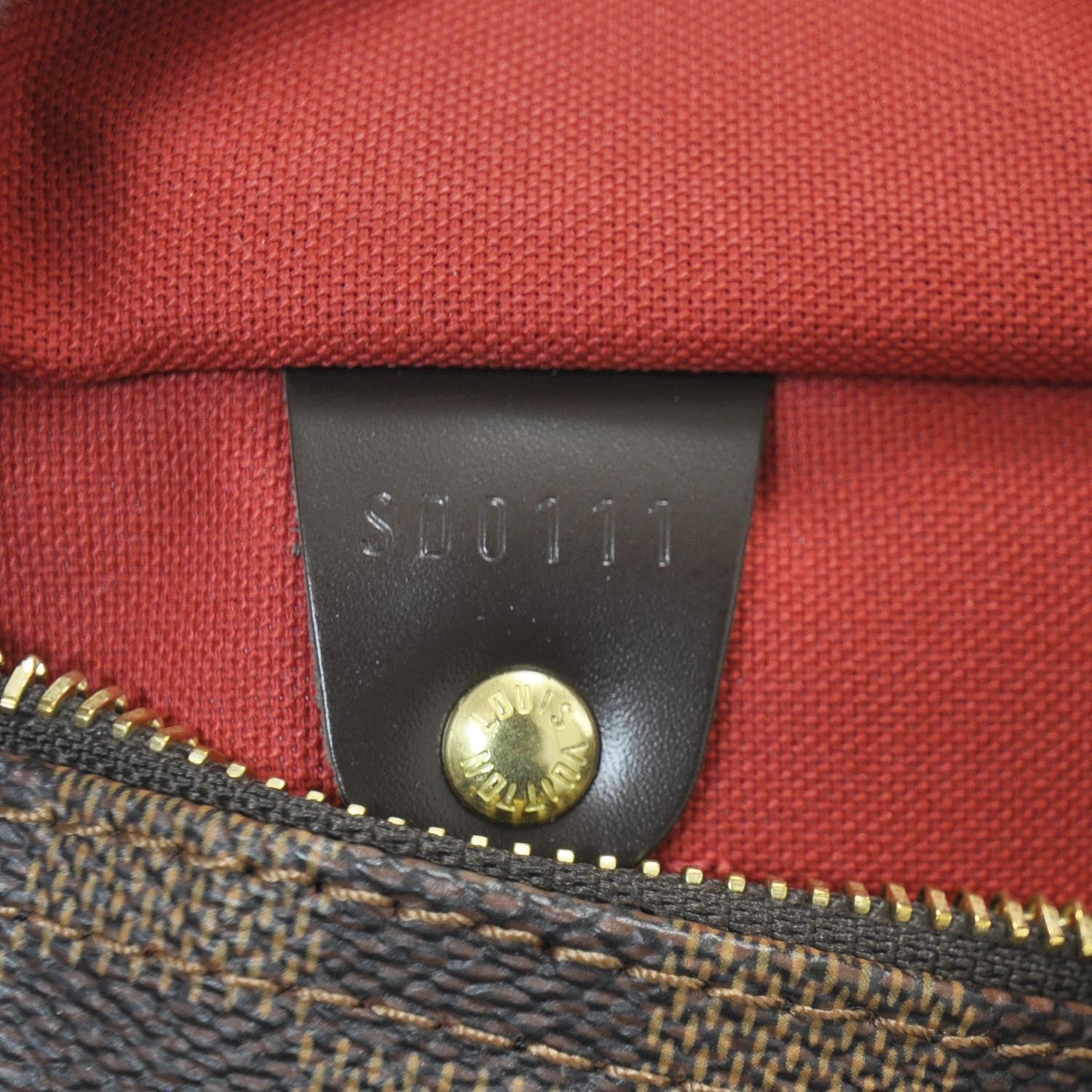 Louis Vuitton Damier Ebene Speedy 25 7 of 8