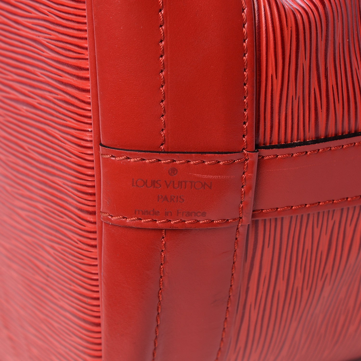 Louis Vuitton Epi Noe Castillan Red 6 of 13