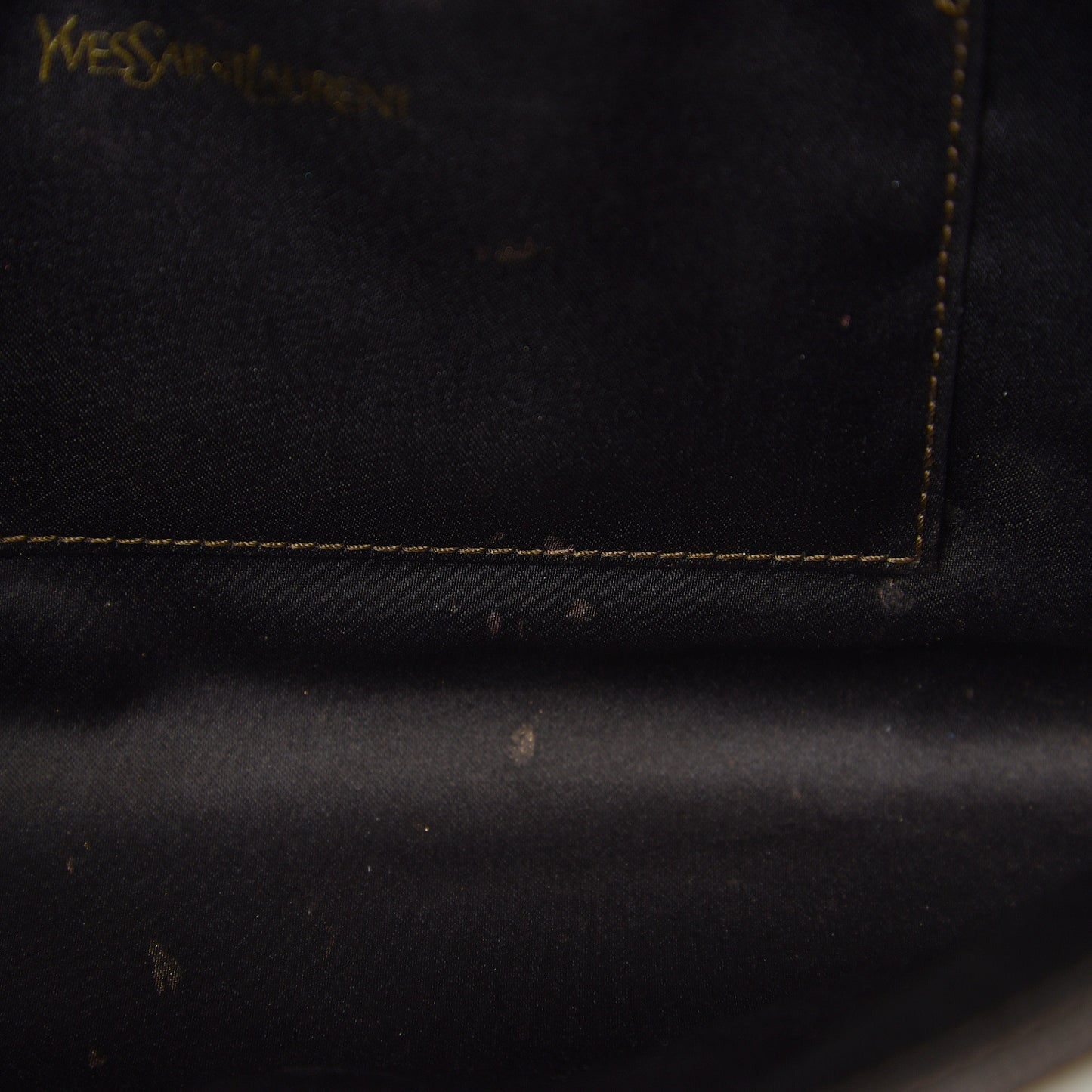 Metallic Calfskin Monogram Large Belle De Jour Clutch Gold