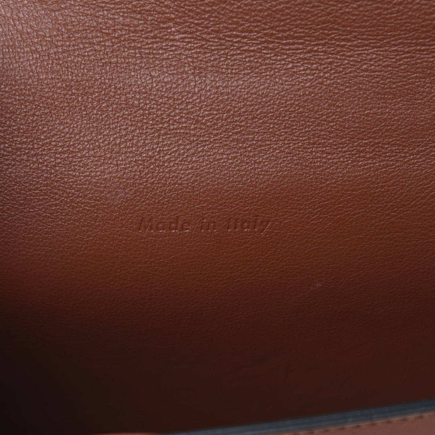 Natural Calfskin Bicolor Clutch Havana Black
