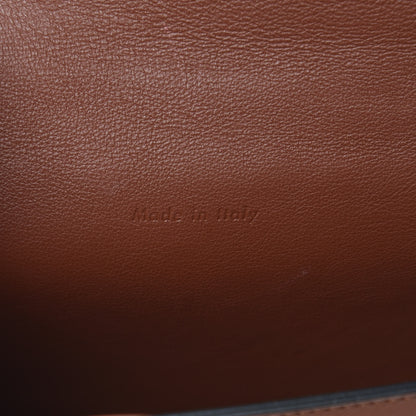 Celine Natural Calfskin Bicolor Clutch Havana Black 8 of 10