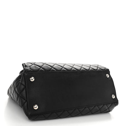 Chanel Calfskin Quilted Large Chic and Soft Shopping Tote Black 4 of 11