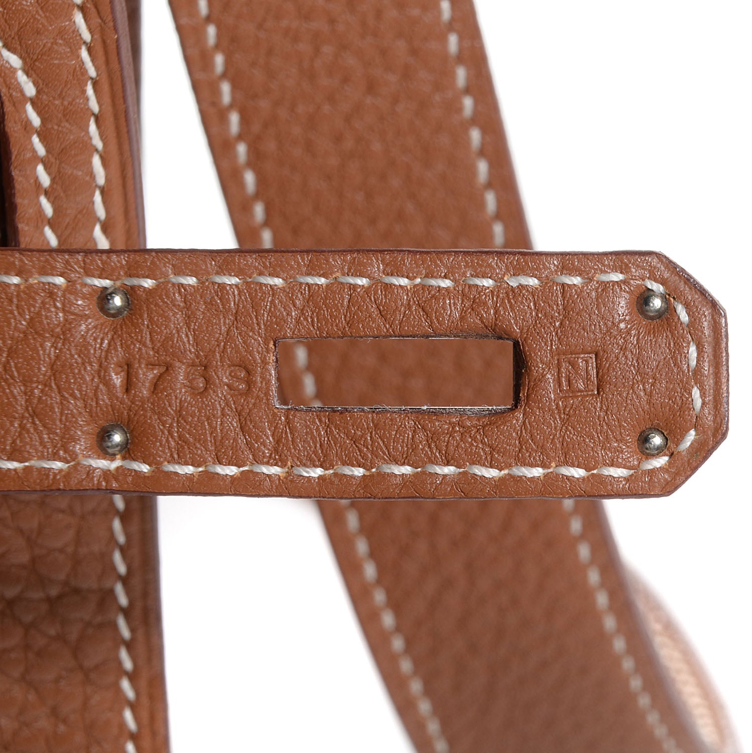 Hermes Taurillon Clemence Jypsiere 28 Gold 8 of 19