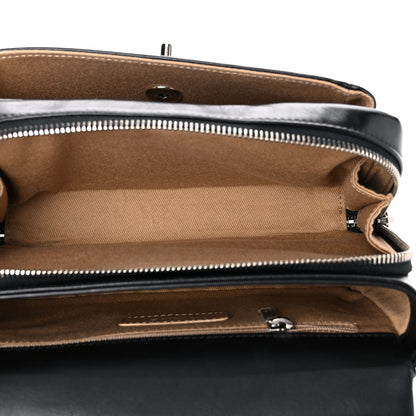 Chanel Aged Calfskin Quilted Express Zip Around Flap Black 5 of 12
