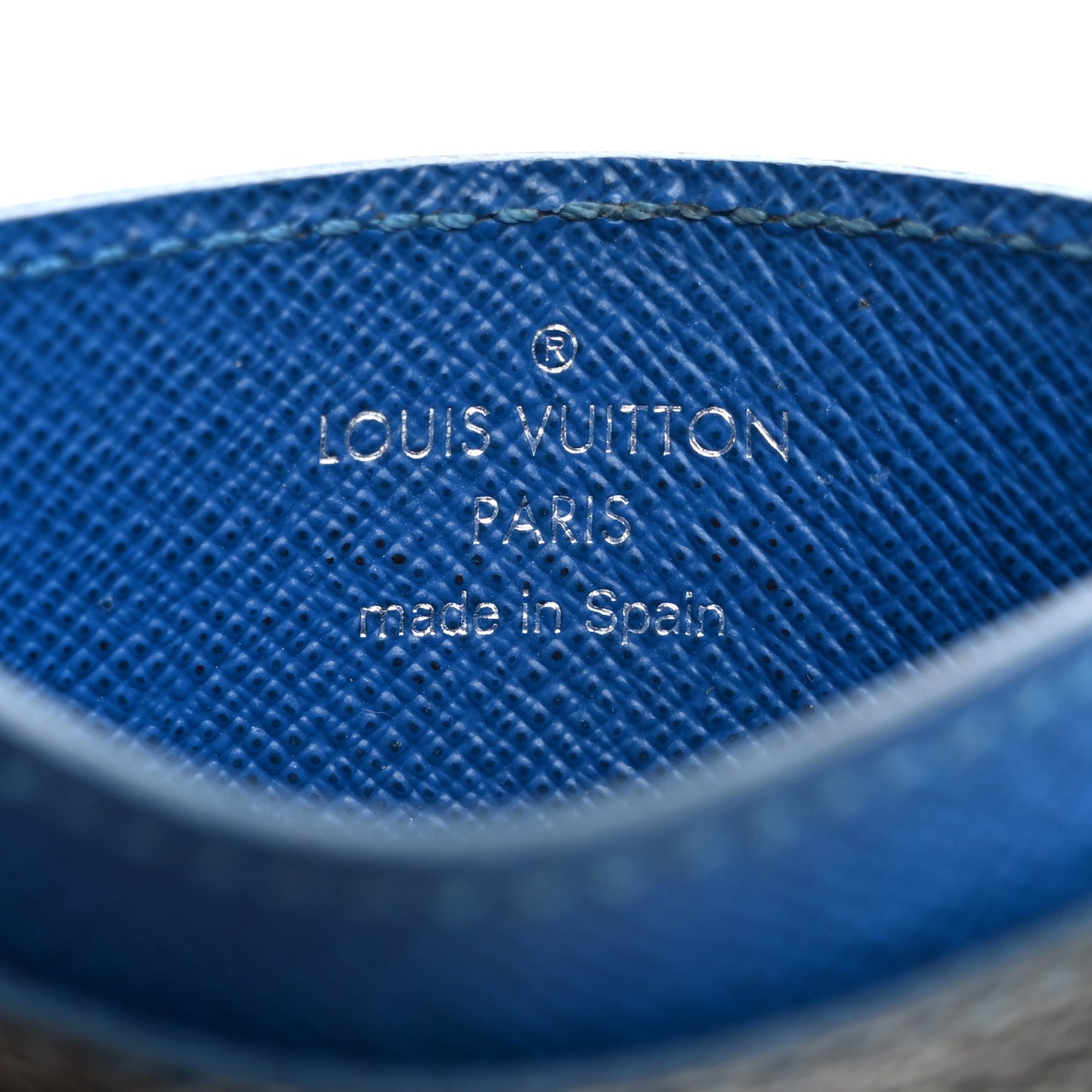 Damier Graphite Card Holder Blue
