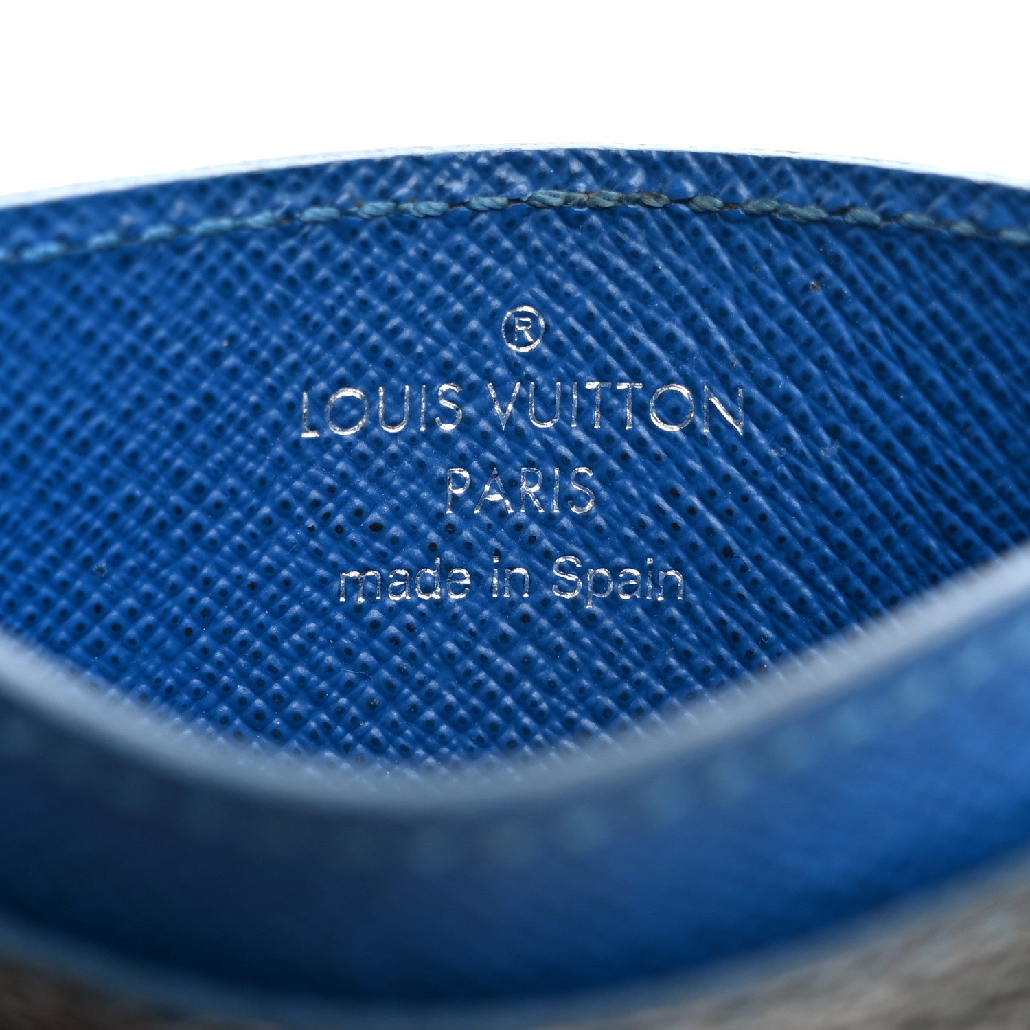 Louis Vuitton Damier Graphite Card Holder Blue 6 of 10