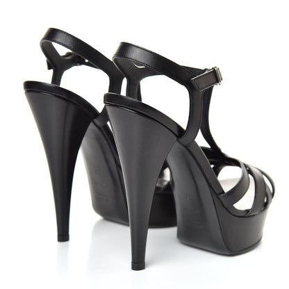 Saint Laurent Calksin Studded Jodie Tripon 105 Platform Sandals 36 Black 4 of 9