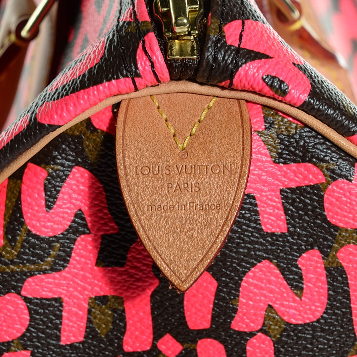 Louis Vuitton Monogram Graffiti Speedy 30 Fuchsia 6 of 7