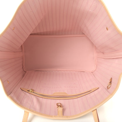 Louis Vuitton Damier Azur Neo Neverfull MM Rose Ballerine 4 of 4