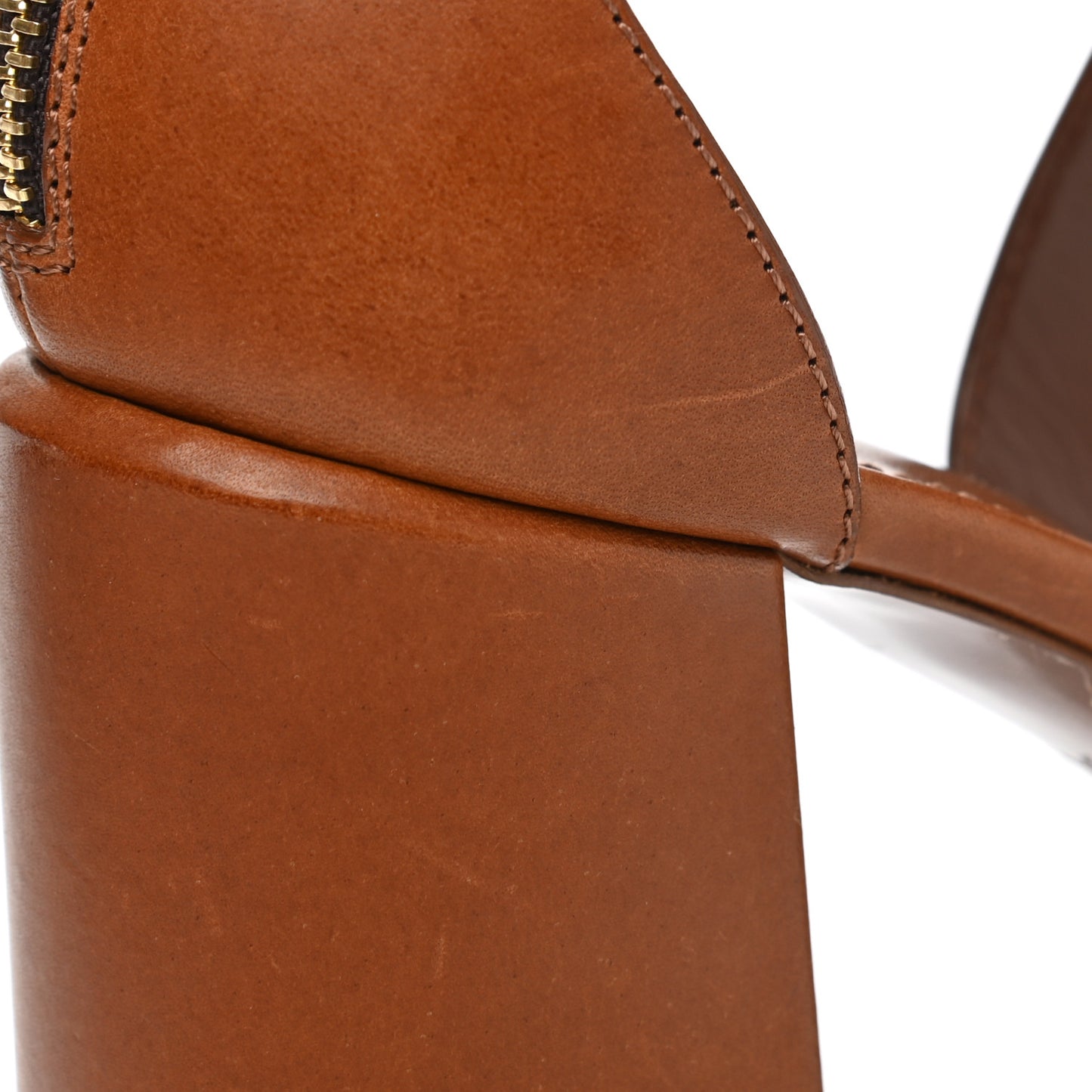 Calfskin Monogram Horizon Sandals 40 Cognac Brown