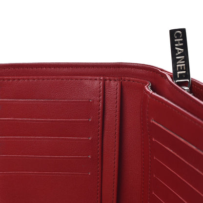 Chanel Caviar Timeless CC Zipped Pocket Wallet Red 11 of 15