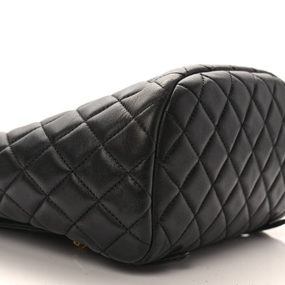 Chanel Lambskin Quilted Small Urban Spirit Backpack Black 8 of 9