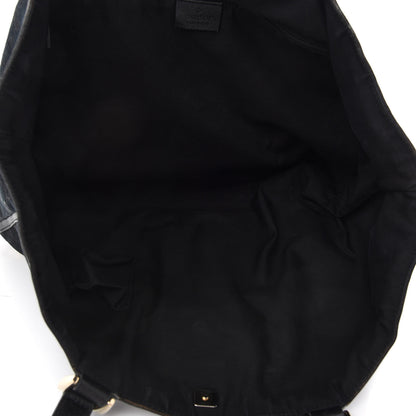 Gucci Monogram Large Abbey Tote Black 5 of 9