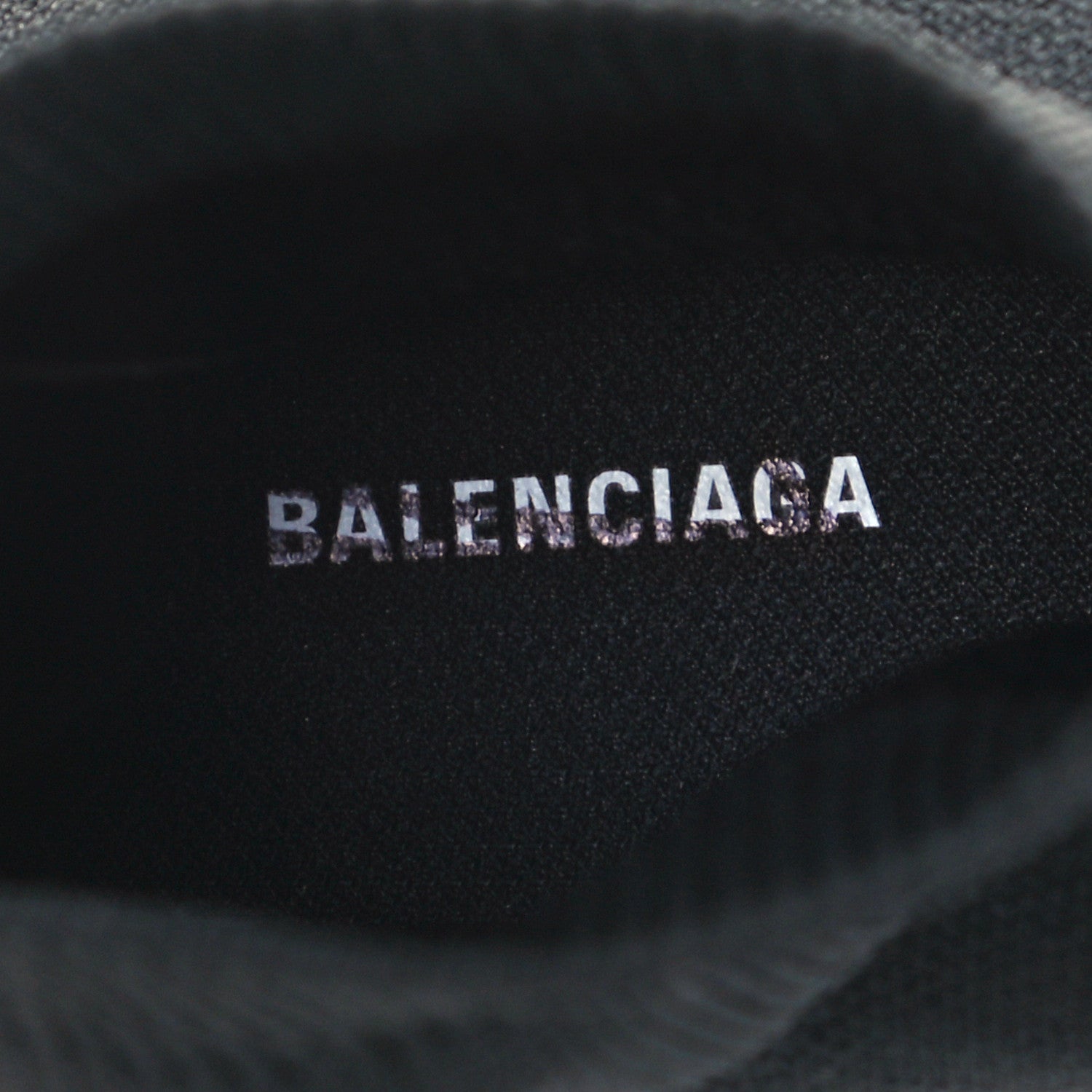 Balenciaga Neoprene Knit Womens Speed Sneakers 39 Black White 9 of 11