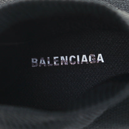 Balenciaga Neoprene Knit Womens Speed Sneakers 39 Black White 9 of 11