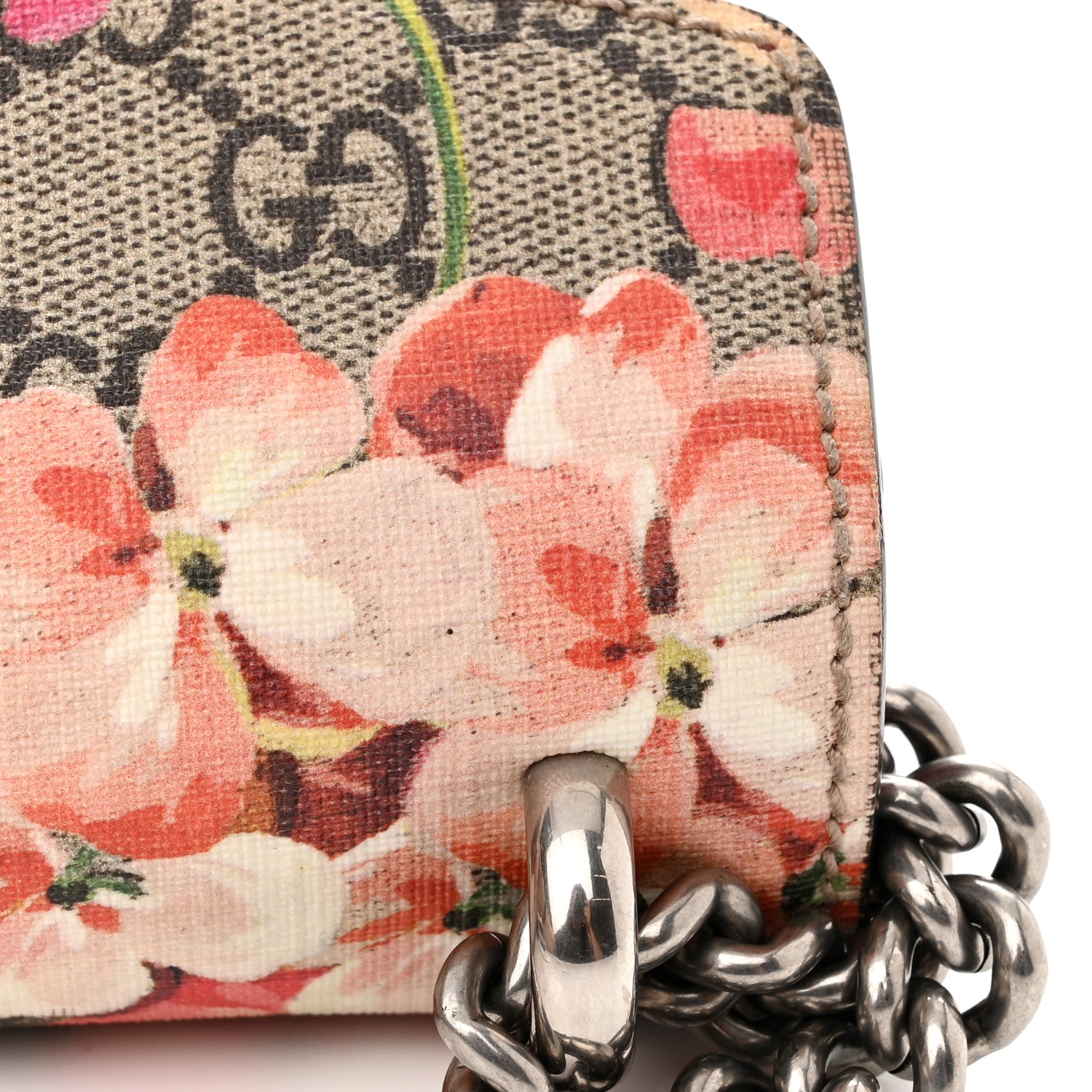 Gucci GG Supreme Monogram Blooms Mini Dionysus Shoulder Bag Beige Multicolor Dry Rose 14 of 14